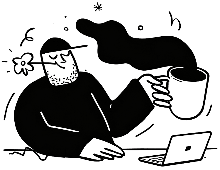 Privacy Scan Bot Illustration